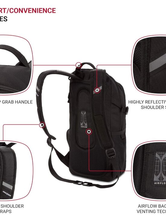3598 Narrow Daypack: Sleek, Organized, Water-Resistant Backpack for Commuters an main image 4